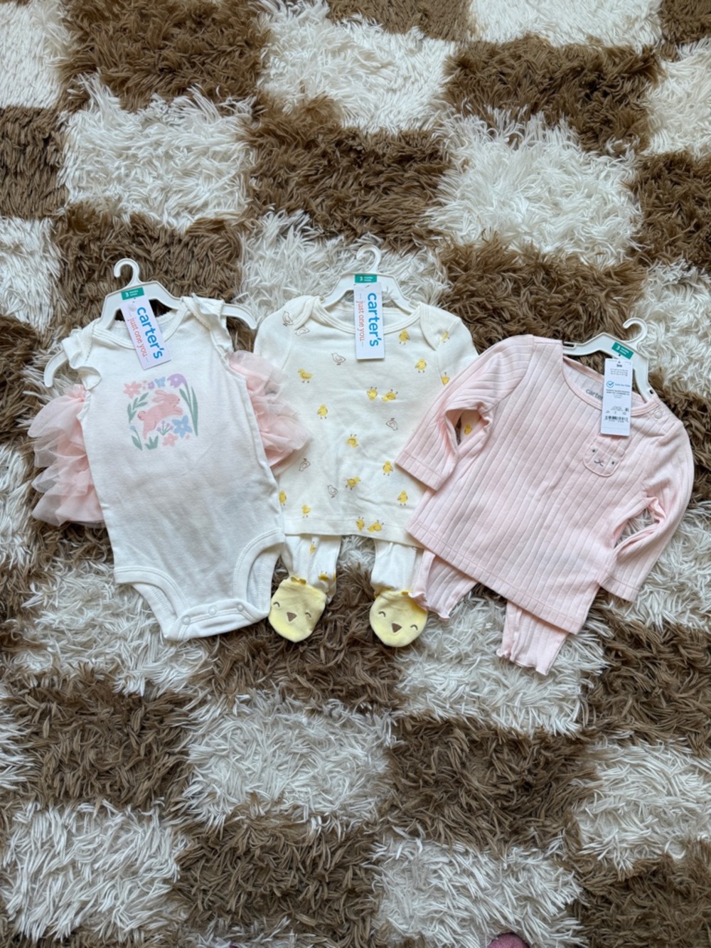 Brand New Carters Spring Baby Girl 3 Month Outfits